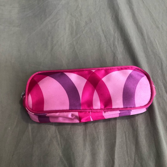 Pink and purple pencil bag - Picture 3 of 4